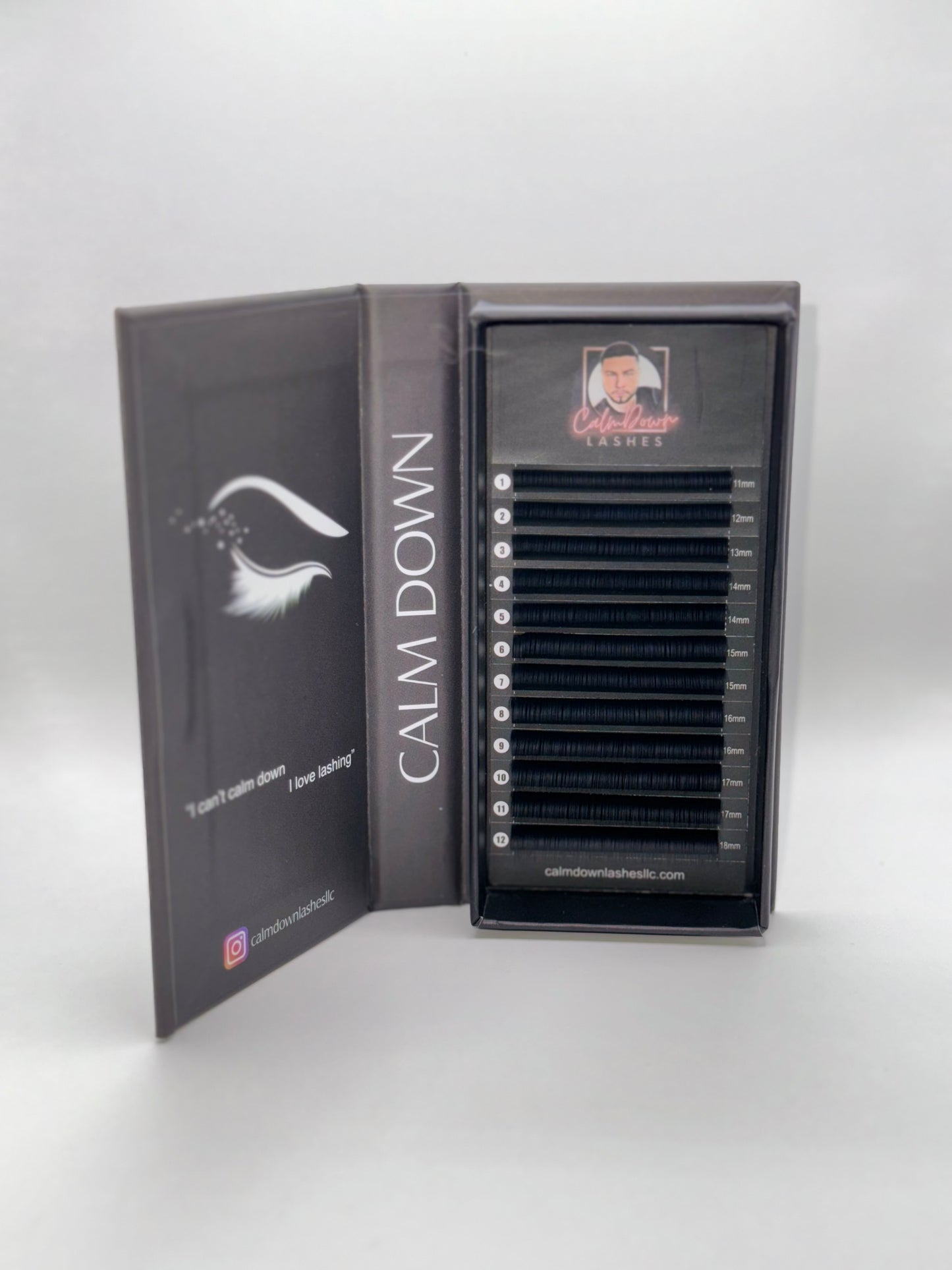 CalmDownLash Trays 0.3 CC Curl 16mm